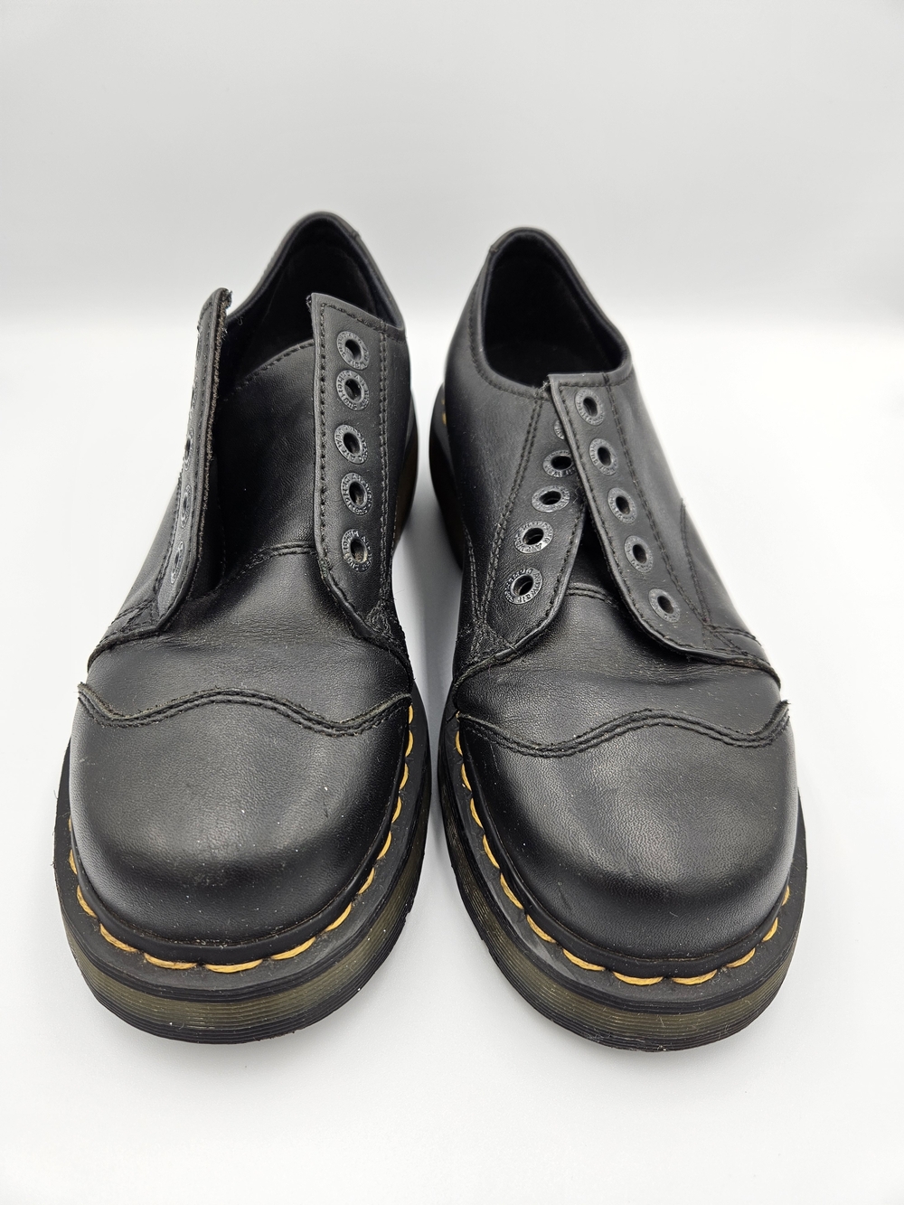 Dr. Martens 10960 Black Leather Oxford Shoes Women’s Size 9 - Picture 2 of 14